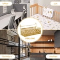 thumbnail image 3 of Iron Hanging Storage Basket Bedside Shelf Practical Rack for Bunk Bed College Dorm Room Office Home, 3 of 6