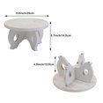 thumbnail image 2 of Farmhouse Wooden Display Stand Small Round Tabletop Pedestal Stool for Decorative Ornaments and Flower Pot Holder, 2 of 8