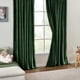thumbnail image 2 of Cortinas MIULEE de terciopelo verde esmeralda con pompones, 244 x 132 cm, 2 unidades, 2 of 7