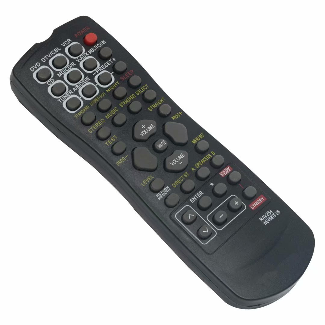 New Remote replacement RAV254 for Yamaha AV System WE458700 RXV450 HTR5750 RXV550 WN22730EU