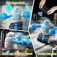 thumbnail image 3 of Juego de 2 robots de combate a control remoto cxjoigxi con sonido y luz, 3 of 7