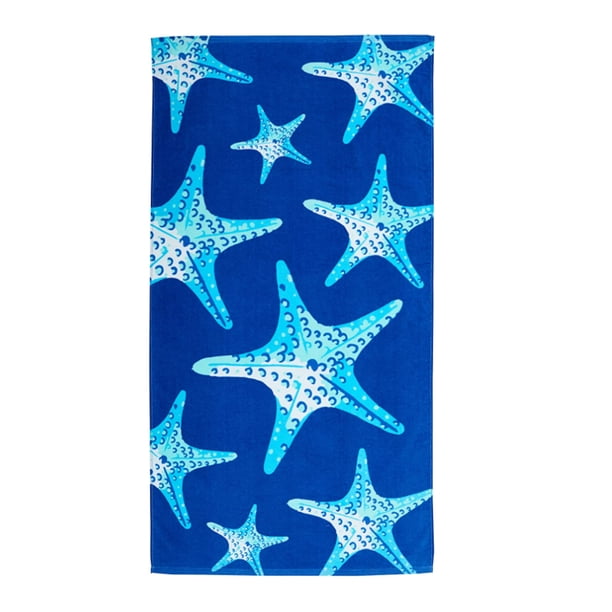 Toalla de playa con patrón de pequeño sol para niños y adultos, manta de playa súper absorbente y de secado rápido de 70x150cm