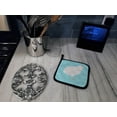 thumbnail image 3 of Carolines Treasures BB8131PTHD Texas Caille Bleu Check Paire de Porte-Pots, 3 of 3