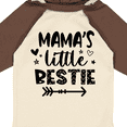 thumbnail image 4 of Inktastic Mama's Little Bestie with Arrow and Hearts Boys or Girls Long Sleeve Baby Bodysuit, 4 of 5