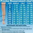 thumbnail image 4 of Men & Women Open Toe Compression Stockings for Post Surgery 20-30mmHg Beige 4XL, 4 of 10