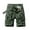 Army Green, variant on Camo Cargo Shorts for Men Cotton Casual Wild Outdoor Work Relaxed Fit Shorts with Multi-Pockets Dark Blue M