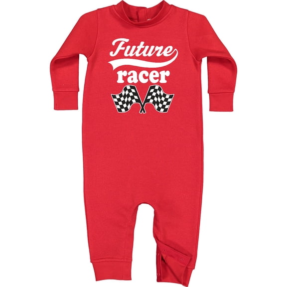 Inktastic Future Racer Car Racing Baby Fleece Romper
