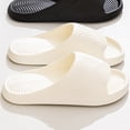 thumbnail image 6 of Agkizg Unisex Bathroom Slippers, Women Mens Shower Shoes, Unisex Couple Slide Sandals All Season Lightweight Thick Soft Sole Quickly Dry Indoor Outdoor Bathroom Slippers, 6 of 7