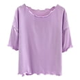 thumbnail image 4 of Godom Girls T Shirts Short Sleeve Crewneck T-Shirt Tee Kids Tshirts Clothes Summer Tops T-Shirt, 4 of 7