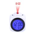 thumbnail image 1 of Projection alarm Clock for Bedrooms Digital Voice Report alarm Clock 12/24 HDigital electric Clocks Projection on Ceiling with Voice Talking LeD Time Temperature Display, 1 of 1