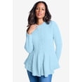 thumbnail image 2 of Roaman's Women's Plus Size Fit And Flare Sweater, 2 of 6