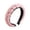 Pink, variant on Fgnfyis Ethnic Braid Handmade Flannel Headbands for Women Headwear Hair Band Black