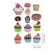 thumbnail image 2 of 13 piezas parche de tela para cupcakes, 2 of 3