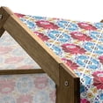 thumbnail image 4 of Colorful Pet House, Slavic Culture Russian Folk Pattern Floral Petals Arranged in Grid Form, Outdoor & Indoor Portable Dog Kennel with Pillow and Cover, 5 Sizes, Multicolor, by Ambesonne, 4 of 4