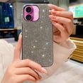 thumbnail image 5 of Funda para móvil con pedrería plateada compatible con No.16plus Funda transparente para teléfono para fans y entusiastas de los móviles, 5 of 5