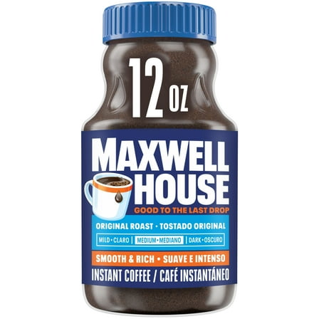 Pack of 2 - Maxwell House Original Medium Roast Instant Coffee (12 Oz Jar)