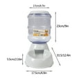 thumbnail image 3 of 3.5L Pet Water Fountain: Automatic Gravity PET Water Fountain - 100% BPA-Free, Suitable for Cats and Dogs, 3 of 9