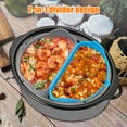thumbnail image 4 of Slow Cooker Divider Liner fit 6 QT Leakproof Silicone Cooking Pot Dividers, 4 of 9