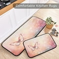 thumbnail image 6 of GZHJMY Kitchen Rugs 2 Piece Waterproof Non Slip Kitchen Mat Colorful Butterfly Kitchen Rug Set for Sink Office Kitchen Cafe, 19.7"x47.2"+19.7"x27.6" Carpet Runner, 6 of 7