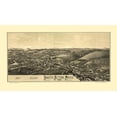 thumbnail image 2 of Burleigh 14x10 Gold Ornate Wood Framed with Double Matting Museum Art Print Titled - South Acton Massachusetts - Burleigh 1886, 2 of 4