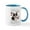 White/Blue Inside, variant on CafePress - Black Tricolor Corgi Mugs - 11 oz Ceramic Mug - Novelty Coffee Tea Cup