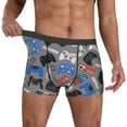 thumbnail image 2 of Kdxio Men's Boxer Briefs with Video Game Print - Comfortable and Breathable Underwear for Everyday Wear, 2 of 7