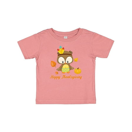 

Inktastic happy thanksgiving owl Gift Baby Boy or Baby Girl T-Shirt