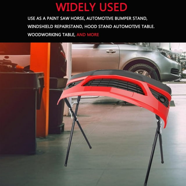 Garvee Support de Travail Portable, Table de Travail Pliante Robuste Capacité de 750 Livres, Établi Pliable pour Garage et Atelier de Réparation, Support d'Ailes Automobiles pour Pare-Chocs, Ailes