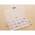 thumbnail image 2 of Adjustable Divider, Removable Grid Compartment, Plastic Organizer Container, Versatile Organizer with Secure Buckle Lid for Beads, Jewelry, Tools, Convenient for Travel (6PCS), 2 of 5