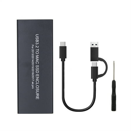 External-Hard Drive Enclosure for book Air Pro Retina, USB3.20 to SSD Metal-Case