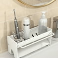 thumbnail image 3 of TIELUTT Sponge Holder for Kitchen Caddy with Auto Draining Tray for Kitchen and Bathroom Organization Dish Drying Tray Sponge and Soap Holder Japanese Gadgets Home Sponge Holder Stainless Dish Rack L, 3 of 5