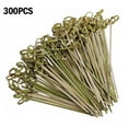 thumbnail image 1 of ‘s Kitchen Fruit Picks Disposable Dessert Sushi Toothpicks Decorative Twisted Ends Bamboo Baverage Picks, 1 of 9