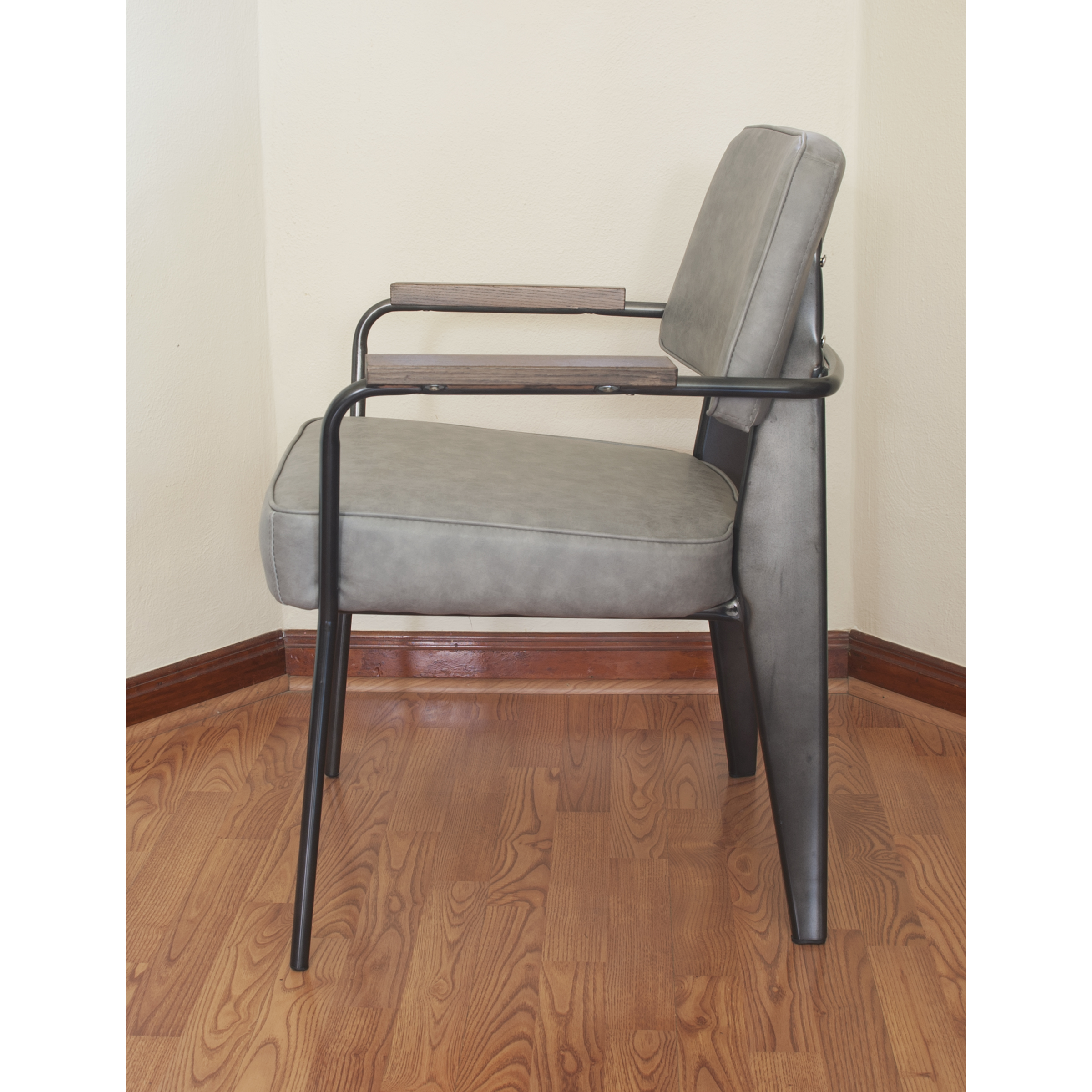 AmeriHome 2 Piece Fauteuil Direction Accent Chair Set - Gray