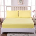 thumbnail image 4 of PEACNNG AUQ Twin Sheets Set 100% Egyptian Cotton Deep Pocket Fitted Flannel Sheet Smooth Fabric Finish 100% Cotton Sheets 30Cm High Skirt Sheet Set Deep Pocket for A Secure Fit Light Gree, 4 of 4