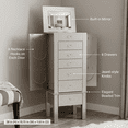 thumbnail image 5 of Hives and Honey Crystal Standing Jewelry Armoire, 5 of 8
