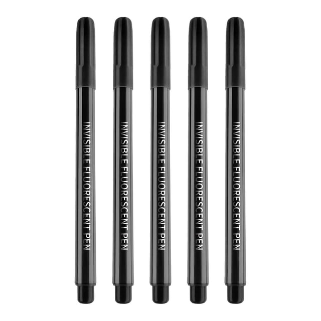 5x bolígrafos de tinta que desaparece, rotuladores para recuerdos de fiesta, bolígrafo fluorescente, bolígrafo luminoso, bolígrafos de tinta Invisible