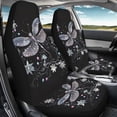 thumbnail image 3 of Yuyamidu Aesthetic Dragonfly Car Seat Covers Waterproof Front Seat Covers Flowers Automobile Front Seat Cover Easy to Install Car Interior Automotive Universal Fit Most Cars, 3 of 7