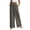 Dark Gray, variant on Bovxnpu Womens Cotton Linen Pants Wide Leg Trousers Loungewear Pant Beach Work Trousers Women's Summer Linen Solid Pants Elastic Waist Pockets Full Length Casual Pants