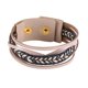 thumbnail image 1 of Pulsera de tejido retro multicapa de moda para hombres y mujeres Accesorio de joyería simple (Beige), 1 of 3