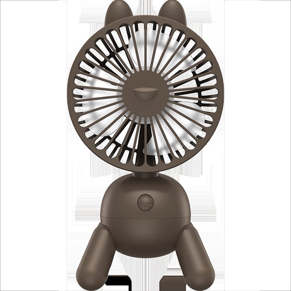 Cute Dog Oscillating Table Fan with Removable Grille Silicone Foot Pad for Office Living Room Bedroom