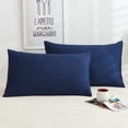 thumbnail image 2 of Funda de almohada de algodón de Color sólido, cubierta de almohada estándar, ropa de cama, dormitorio, varios tamaños opcionales, venta al por mayor, 2 of 5
