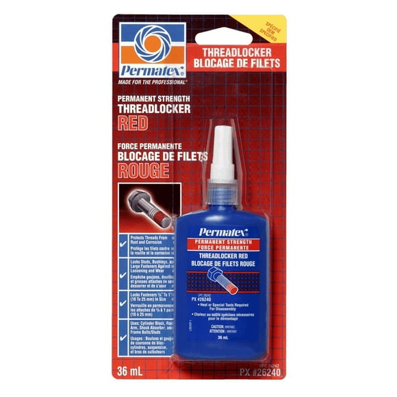 36mL Red Threadlocker Adhesive