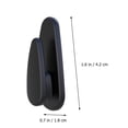 thumbnail image 2 of HORIALENCE 8Pcs Auto Hooks Car Storage Hooks Durable Use Black for Car Owners, 2 of 8