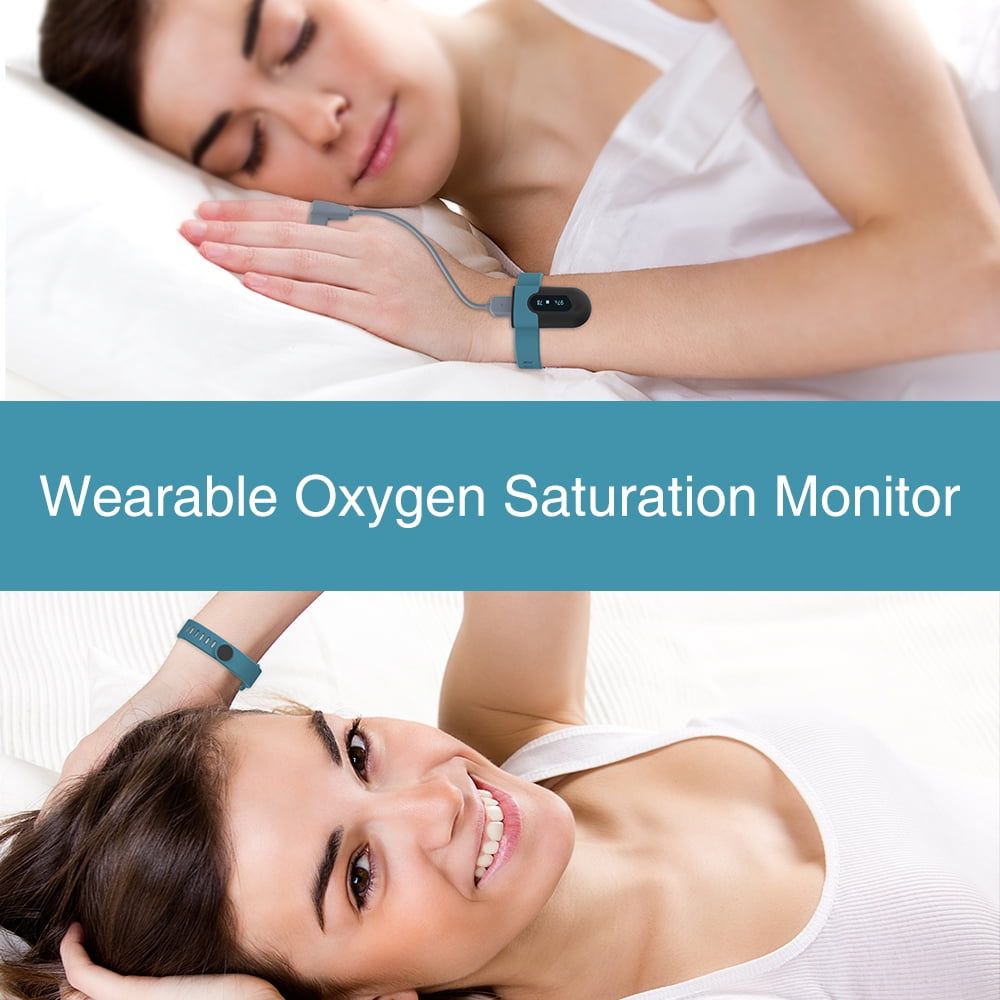 Vibeat Finger Oxygen Monitor with Heart Rate Tracker, FSA/HSA Eligible  Bluetooth Wearable Sleep Blood Oxygen Monitor, Vibration Reminder, Free  App,WearO2 