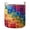 D, variant on Lypsnake Quilted Laundry Basket With Handles,Featuring Quilted Rainbow Paw Print Patchwork Design With Vibrant Multicolor Squares Stitched Texture,Basket For Storing Laundry And Household Items