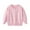 Pink, variant on LIaqionyy Girls' Cardigan School Uniforms Button down Loose Crewneck Long Sleeve Sweaters Kids Knit Sweater Outerwear