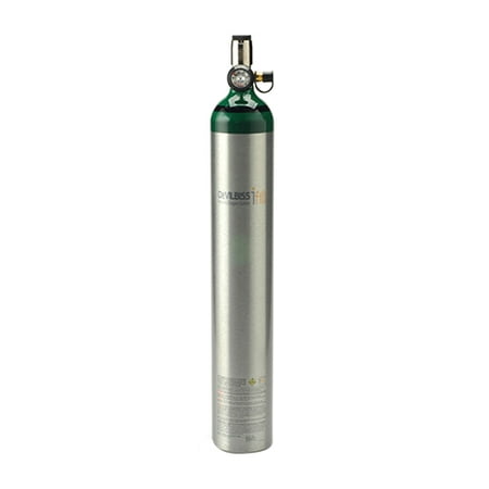 Drive Medical DeVilbiss iFill E Cylinders with Continuous Flow Oxygen Cylinder, 1