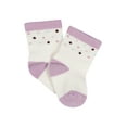 thumbnail image 6 of Gerber Baby Girl Jersey Crew Wiggle-Proof Socks, 8-Pack (0-3 Months - 6/9 Months), 6 of 9