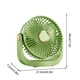 thumbnail image 3 of Ventilador pequeño de escritorio alto, silencioso, recargable, para oficina, dormitorio de estudiantes, ventilador portátil, 3 of 3