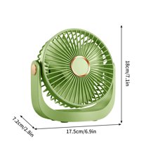 Hgallory Portable Handheld Mini Fan Rechargeable, Summer Supplies Small Mute Fan 2400 mAh Battery Operated, Stylish Personal Cooling Fan Perfect for Travel, Indoor, Outdoor, 1 Pack, D